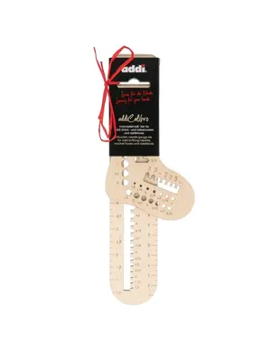 Addi Calibro Brei- en Haaknaaldenmeter Hout - Set van 2 verschillende