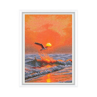 Borduurpakket When the Sun Sets on the Wave - RTO