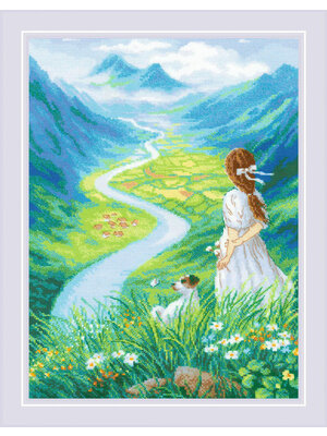RIOLISf Borduurpakket Where Does the River Flow - RIOLIS RIOLISf Borduurpakket Where Does the River Flow - RIOLIS
