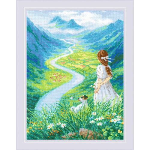 RIOLIS Borduurpakket Where Does the River Flow - RIOLIS RIOLIS Borduurpakket Where Does the River Flow - RIOLIS