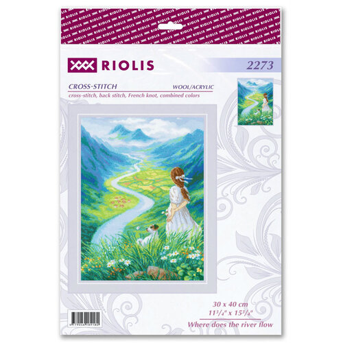 RIOLIS Borduurpakket Where Does the River Flow - RIOLIS