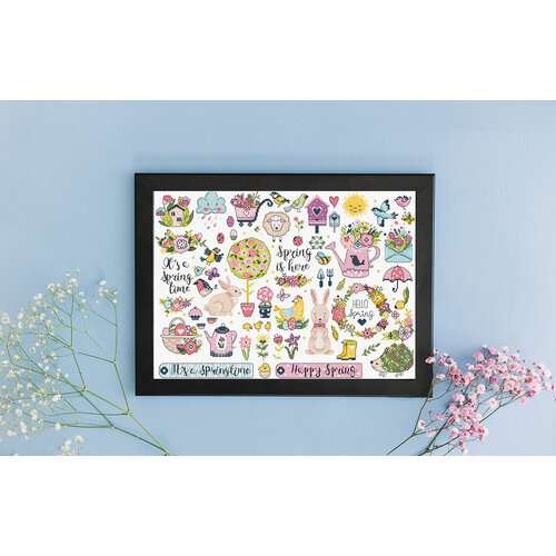 Leti Stitch Borduurpakket Spring Sampler - Leti Stitch