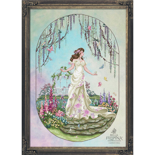 Bella Filipina Designs Borduurpatroon Lady Antheia - Bella Filipina - Special 10th Anniversary Design Bella Filipina Designs Borduurpatroon Lady Antheia - Bella Filipina - Special 10th Anniversary Design