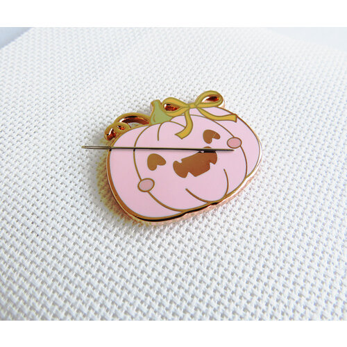 Leti Stitch Needle Minder Pumpky, the Smiling Pumpkin - Leti Stitch