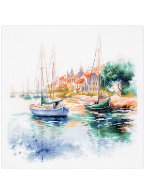 Magic Needle Borduurpakket The Quiet Harbor - Magic Needle Magic Needle Borduurpakket The Quiet Harbor - Magic Needle