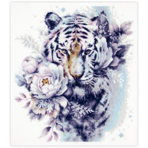 Magic Needle Borduurpakket The White Tiger - Magic Needle Magic Needle Borduurpakket The White Tiger - Magic Needle