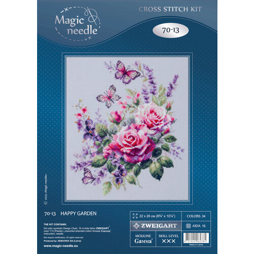 Borduurpakket Happy Garden - Magic Needle