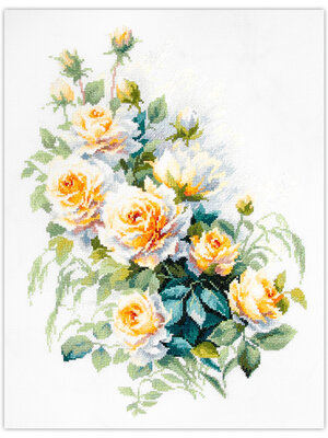 Magic Needle CI Borduurpakket The Queen of Flowers - Magic Needle