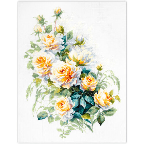 Magic Needle Borduurpakket The Queen of Flowers - Magic Needle Magic Needle Borduurpakket The Queen of Flowers - Magic Needle