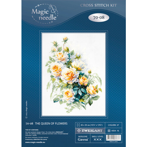 Borduurpakket The Queen of Flowers - Magic Needle