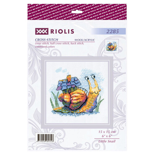 RIOLIS Borduurpakket Little Snail - RIOLIS