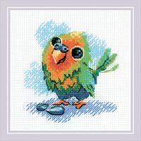 Borduurpakket Little Parrot - RIOLIS