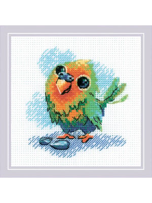 RIOLISf Borduurpakket Little Parrot - RIOLIS RIOLISf Borduurpakket Little Parrot - RIOLIS