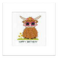 Borduurpakket Highland Card - Sunglasses - Heritage Crafts