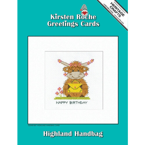 Heritage Crafts Borduurpakket Highland Card - Handbag - Heritage Crafts