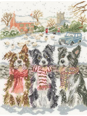 Bothy Threads Borduurpakket Hannah Dale - While Shepherds Watched - Bothy Threads