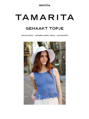 Novita Novita - Single Pattern - Gehaakt en Gebreid Topje Tamarita - patroon