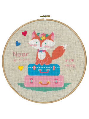 Vervaco Telpakket kit Vosje op reis