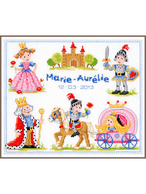 Vervaco Telpakket kit Ridders en prinsessen