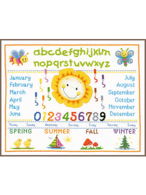 Vervaco Telpakket kit Cijfers en letters