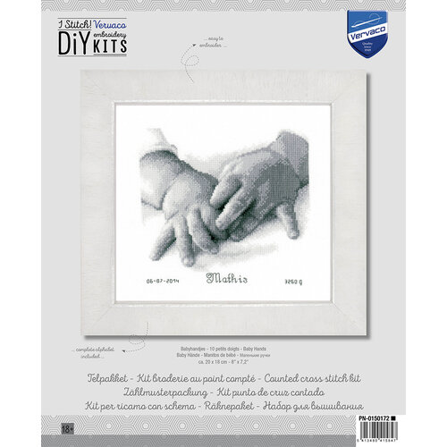 Vervaco Telpakket kit Babyhandjes