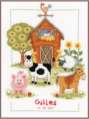 Vervaco Telpakket kit Op de boerderij