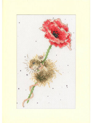 Bothy Threads Borduurpakket Hannah Dale - Poppy Mouse - Bothy Threads
