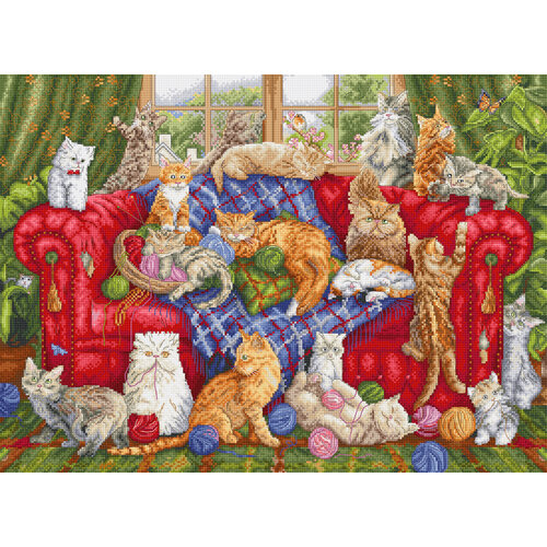 Leti Stitch Borduurpakket Meow Manor - Leti Stitch Leti Stitch Borduurpakket Meow Manor - Leti Stitch