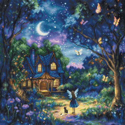 Leti Stitch Borduurpakket Luna’s Garden - Leti Stitch Leti Stitch Borduurpakket Luna’s Garden - Leti Stitch
