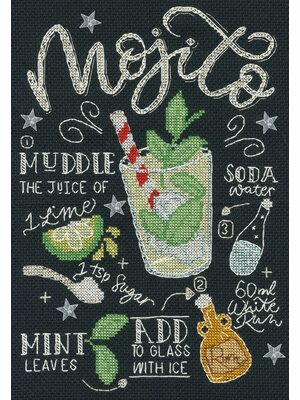 Bothy Threads Borduurpakket Letters By Julia - Mojito - Bothy Threads
