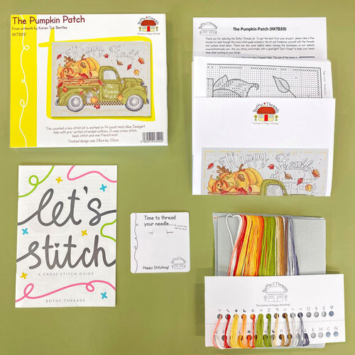 Bothy Threads Borduurpakket Karen Tye Bentley - The Pumpkin Patch - Bothy Threads Bothy Threads Borduurpakket Karen Tye Bentley - The Pumpkin Patch - Bothy Threads