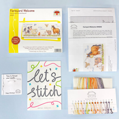 Bothy Threads Borduurpakket Kate Garrett - Farmyard Welcome - Bothy Threads Bothy Threads Borduurpakket Kate Garrett - Farmyard Welcome - Bothy Threads