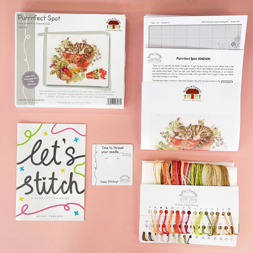 Bothy Threads Borduurpakket Hannah Dale - Purrrfect Spot - Bothy Threads Bothy Threads Borduurpakket Hannah Dale - Purrrfect Spot - Bothy Threads