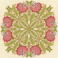 Borduurpakket Beth Buffington - Celtic Poppies - Bothy Threads