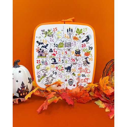 Bothy Threads Borduurpakket Bothy Designs - Countdown To Halloween - Bothy Threads Bothy Threads Borduurpakket Bothy Designs - Countdown To Halloween - Bothy Threads