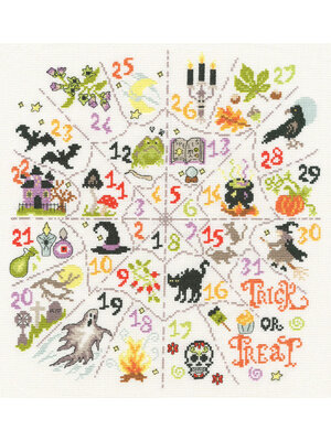 Bothy Threads Borduurpakket Bothy Designs - Countdown To Halloween - Bothy Threads