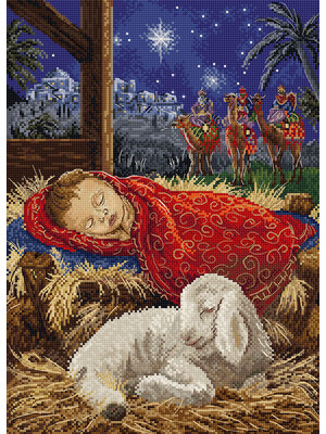 Leti Stitch Borduurpakket Baby Jesus - Leti Stitch