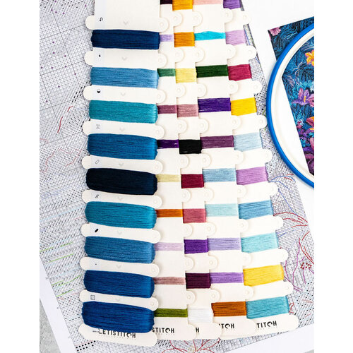 Leti Stitch Borduurpakket Blue Mirage - Leti Stitch Leti Stitch Borduurpakket Blue Mirage - Leti Stitch