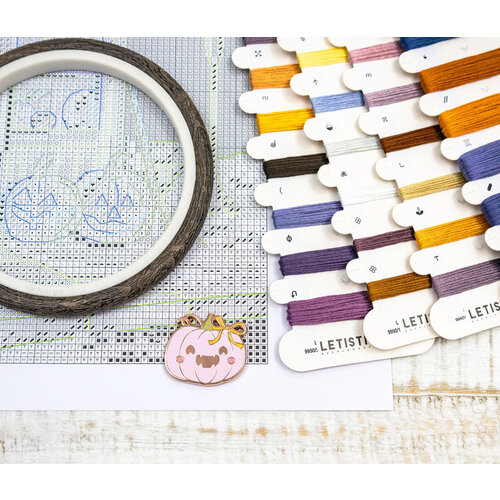 Leti Stitch Borduurpakket Pumpkin Lane - Leti Stitch