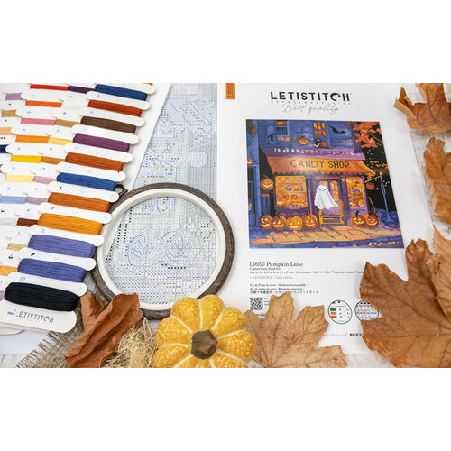 Leti Stitch Borduurpakket Pumpkin Lane - Leti Stitch
