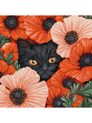 Leti Stitch Borduurpakket Poppy Eyes - Leti Stitch