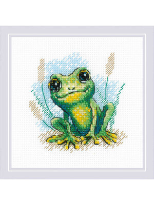 RIOLISf Borduurpakket Little Frog - RIOLIS RIOLISf Borduurpakket Little Frog - RIOLIS