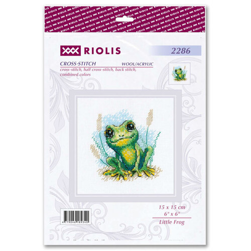 RIOLIS Borduurpakket Little Frog - RIOLIS