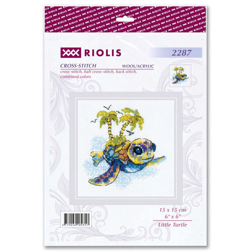RIOLIS Borduurpakket Little Turtle - RIOLIS