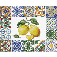 Borduurpakket Lemon Essence of the Mediterranean - Luca-S