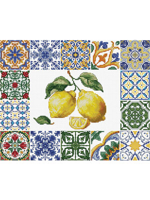 Luca-S Borduurpakket Lemon Essence of the Mediterranean - Luca-S