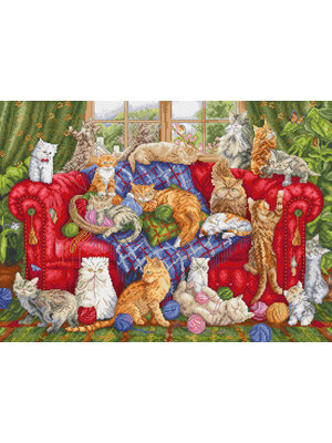 Leti Stitch Borduurpakket Meow Manor - Leti Stitch