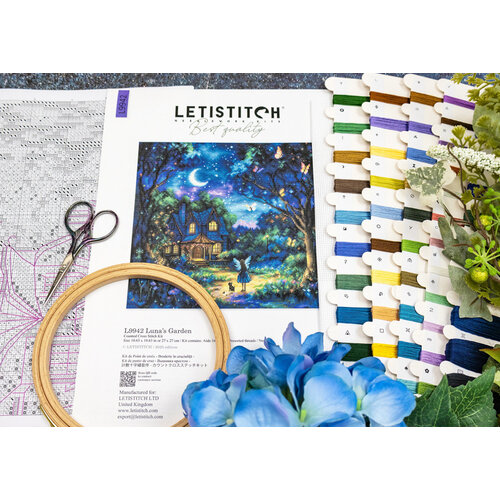 Leti Stitch Borduurpakket Luna’s Garden - Leti Stitch