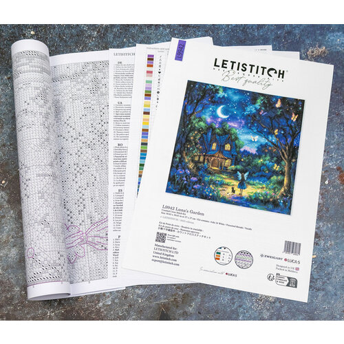 Leti Stitch Borduurpakket Luna’s Garden - Leti Stitch