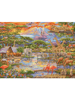 Leti Stitch Borduurpakket Wild Africa - Leti Stitch